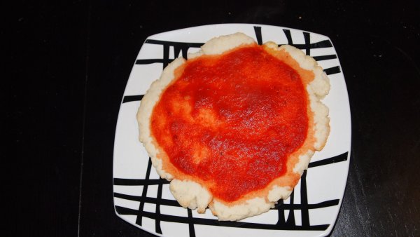 Gluten- es tejmentes pizza