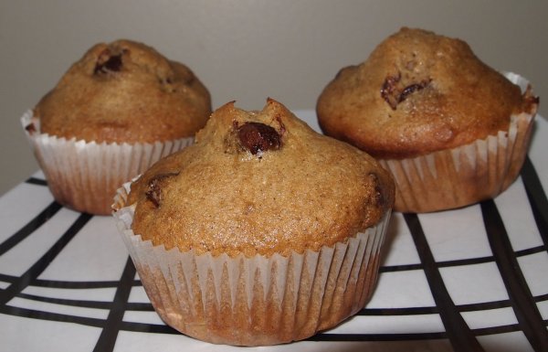 Chocolate chip muffin - gluten- es tejmentes